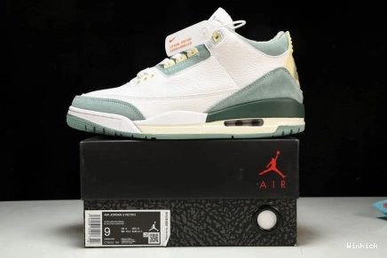 “ Air Jordan DT8532-130 3 GREEN WHITE 0712
